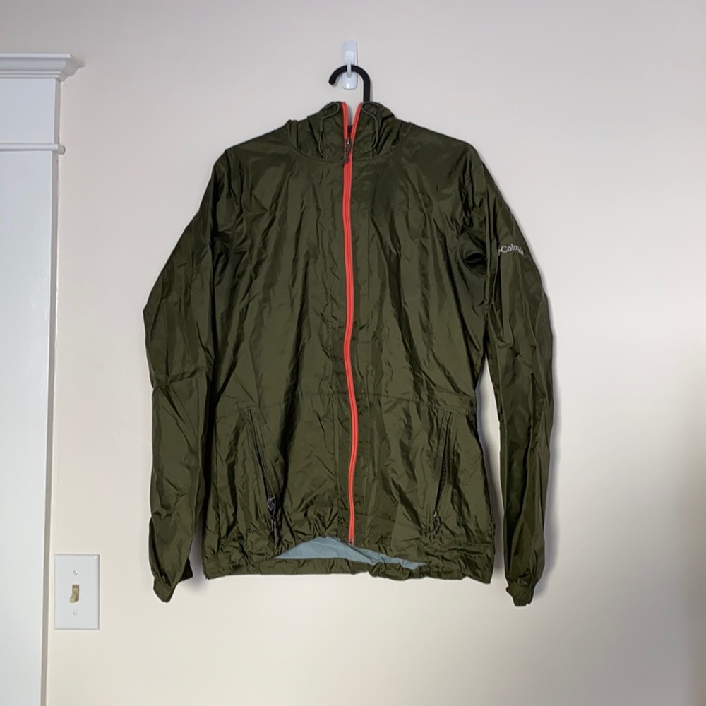 Columbia Dark Green Windbreaker